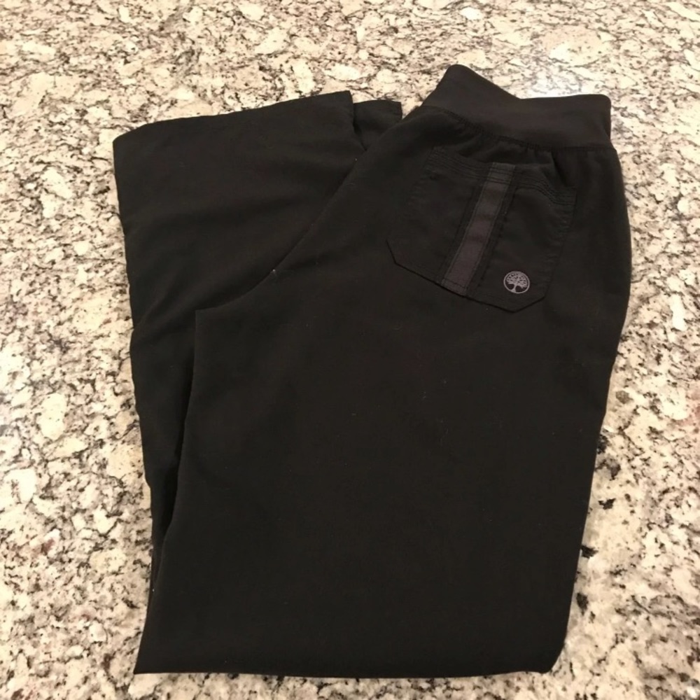 Purple Label Healing Hands Yoga scrub pants